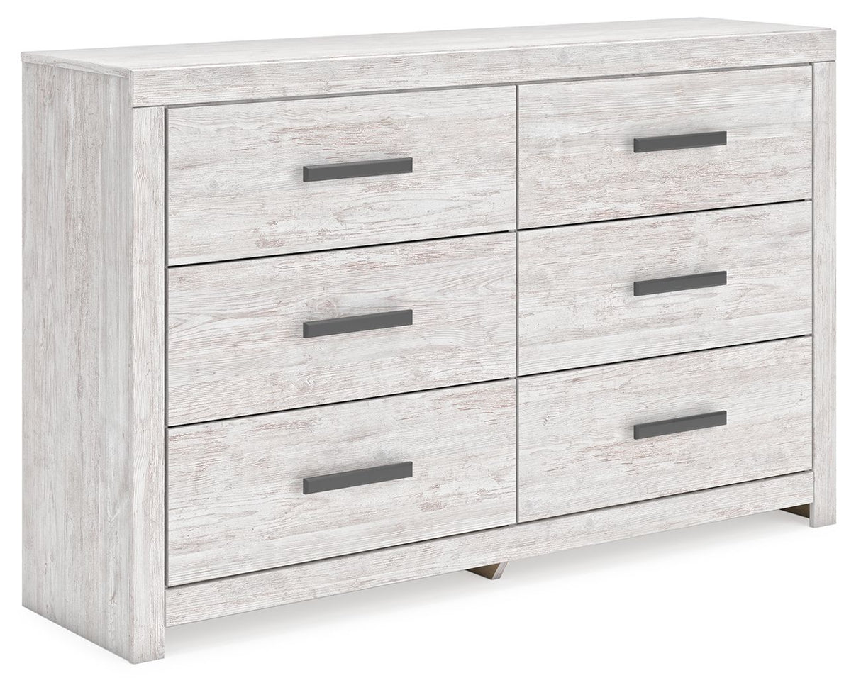 Cayboni - Whitewash - Six Drawer Dresser by Signature Design by Ashley® | Bel Furniture