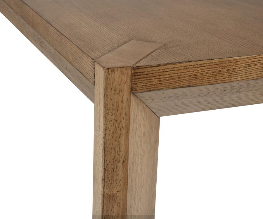 Bruner - Rectangular Wood Dining Table - Natural Brown by Coaster Fine Furniture | Bel Furniture