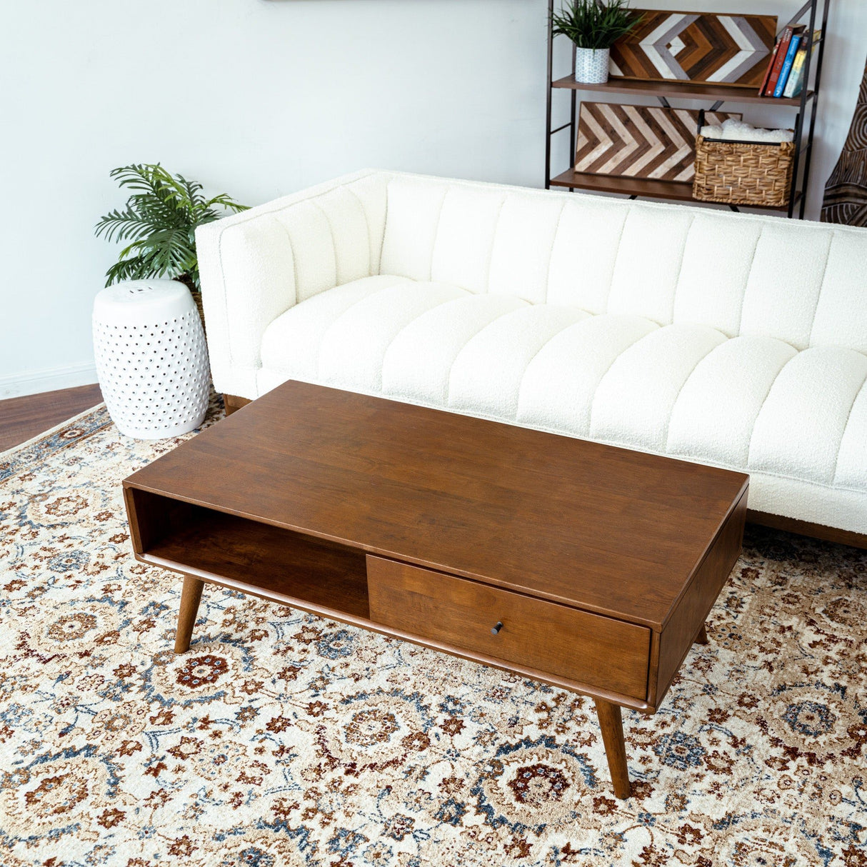 Caroline - Coffee Table - Walnut Brown by Ashcroft Furniture | Bel Furniture