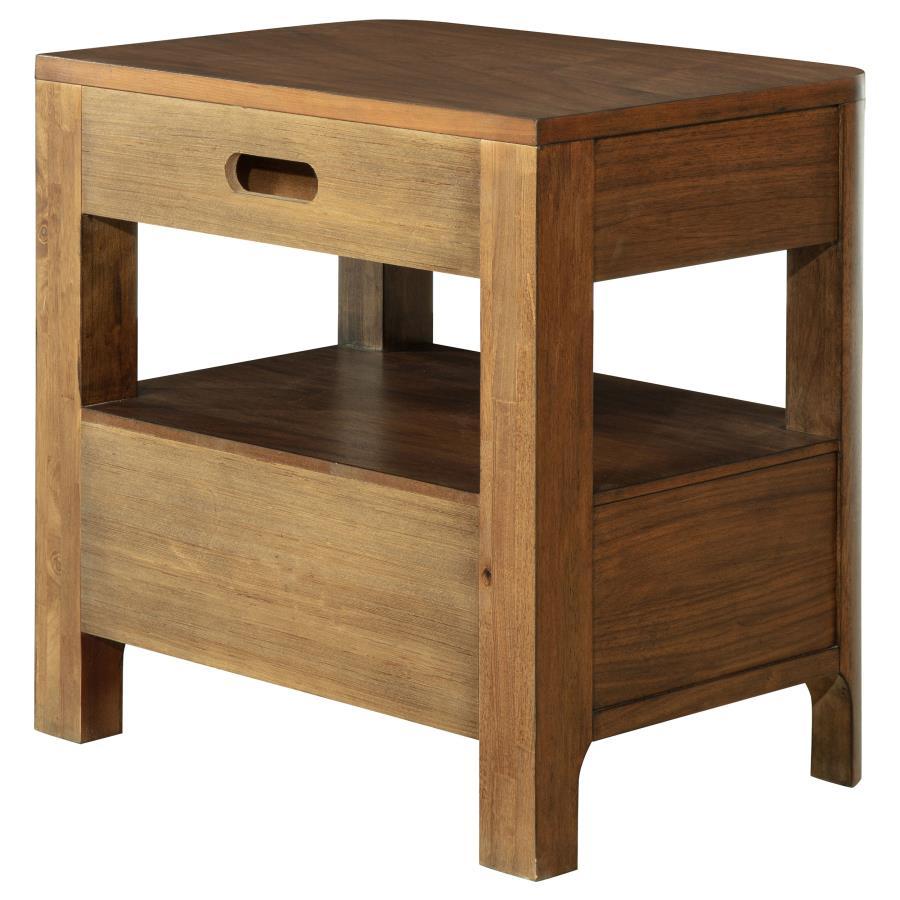Maderia - 2-Drawer Nightstand Bedside Table - Walnut by Coaster Fine Furniture | Bel Furniture
