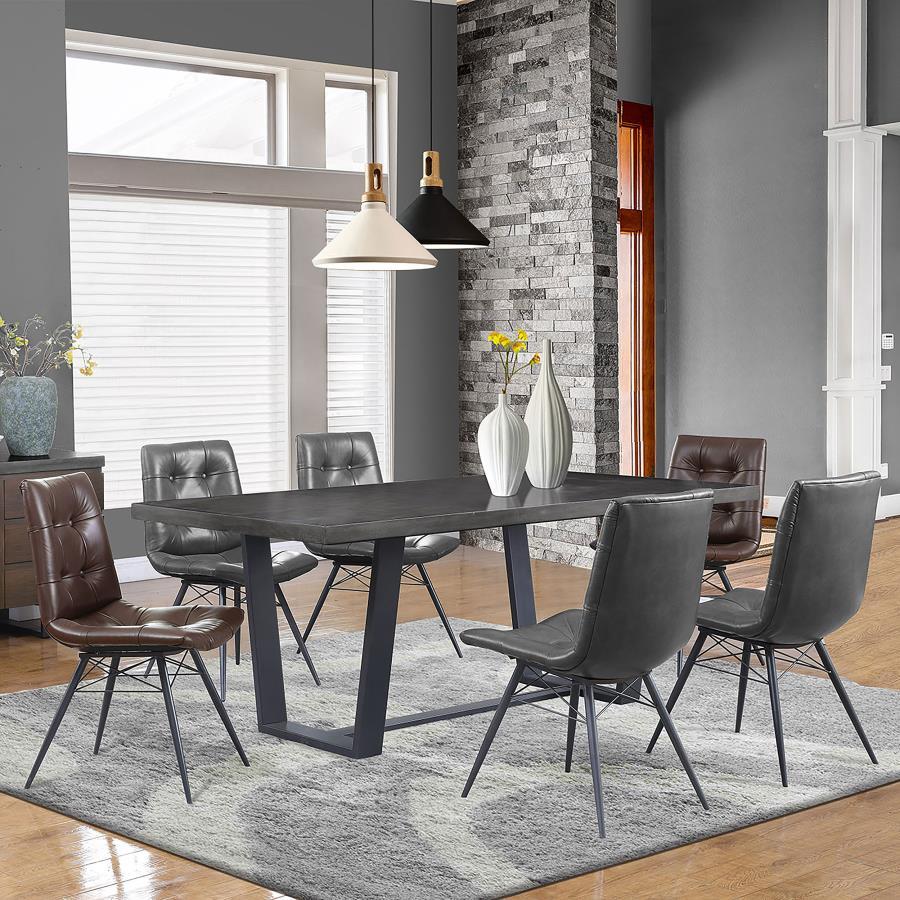Aiken - Upholstered Dining Side Chair (Set of 4) by CoasterEssence | Bel Furniture