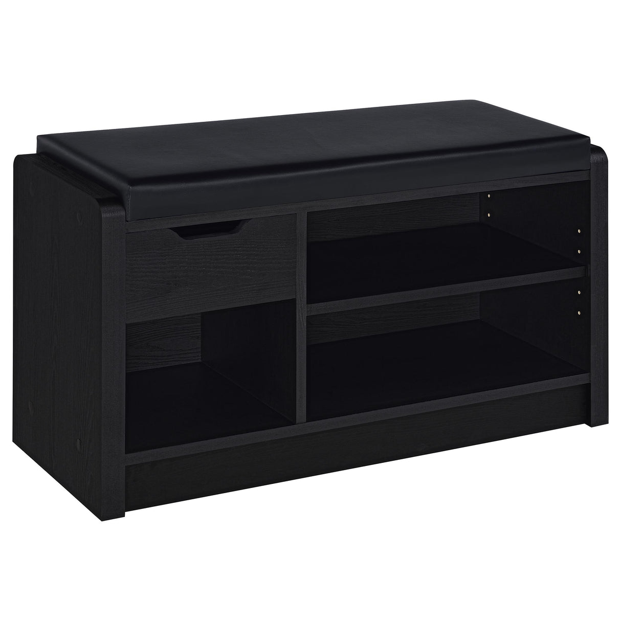 Arrington - Storage Bench Black by Coaster Fine Furniture | Bel Furniture