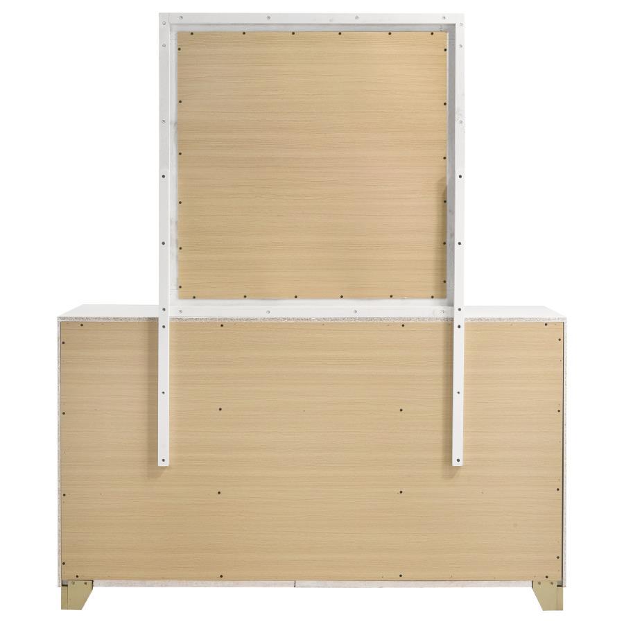 Caraway - 6-Drawer Bedroom Dresser With Mirror by Coaster Fine Furniture | Bel Furniture