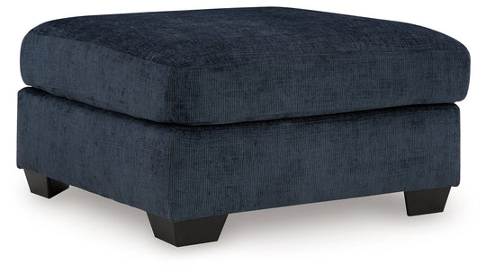 Aviemore - Oversized Accent Ottoman Blue by Signature Design by Ashley® | Bel Furniture