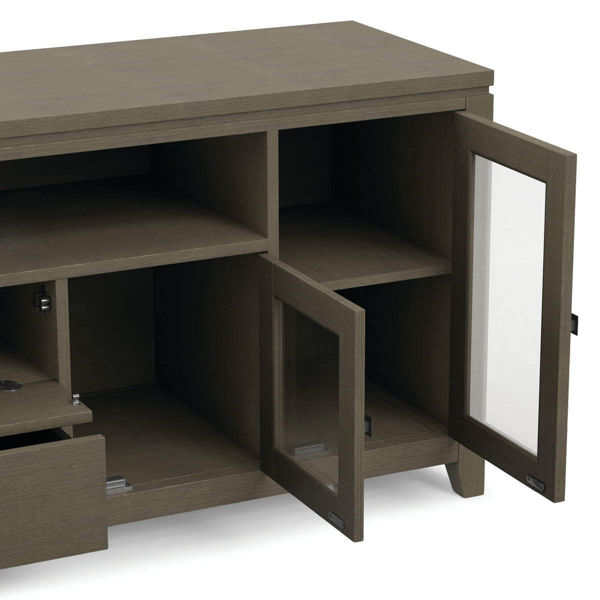Cosmopolitan - Wide TV Media Stand - Farmhouse Gray