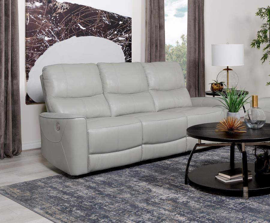 Greenfield - Upholstered Power Reclining Sofa by Coaster Fine Furniture | Bel Furniture