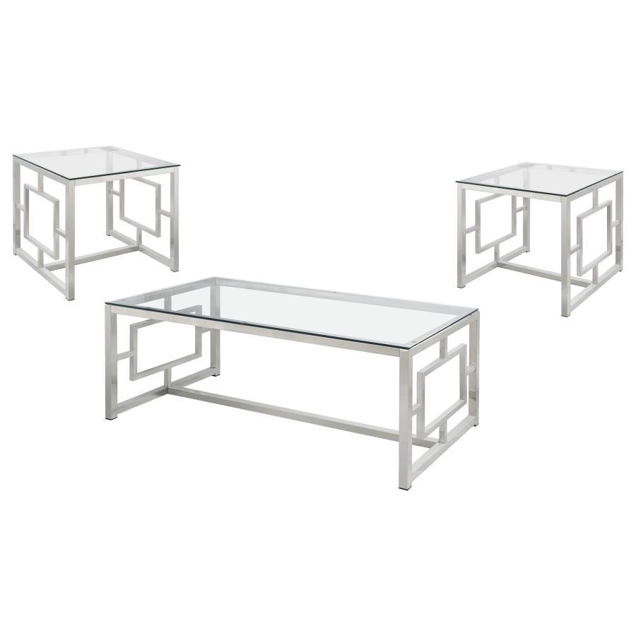 Merced - Rectangular Coffee Table Set by Coaster Fine Furniture | Bel Furniture