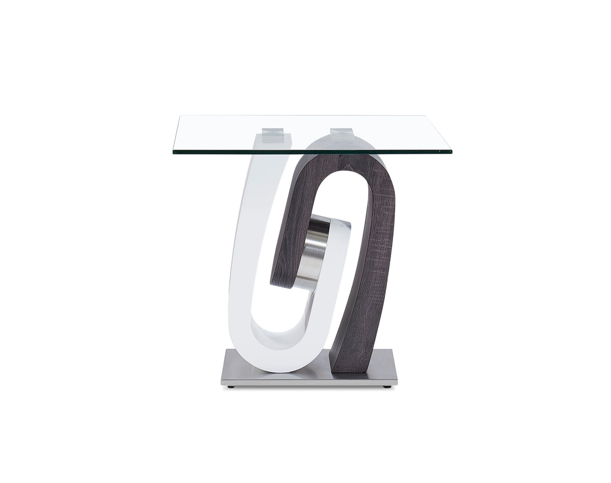 Rocky - Table, Elegant Design White End Tables by Global Furniture USA | Bel Furniture