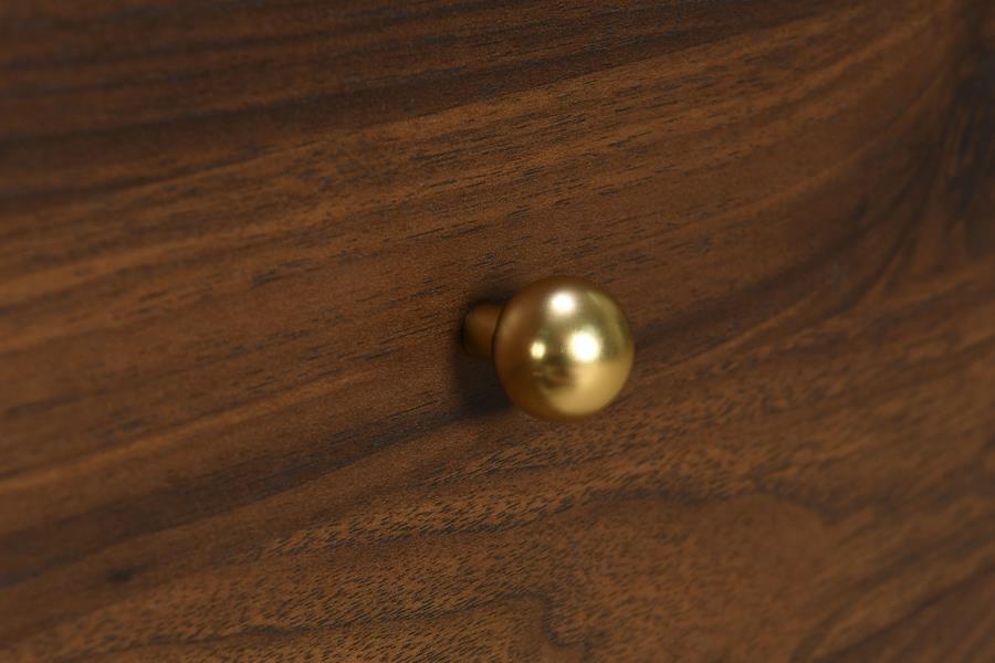 Welsley - 2-Drawer Nightstand Bedside Table - Walnut by Coaster Fine Furniture | Bel Furniture