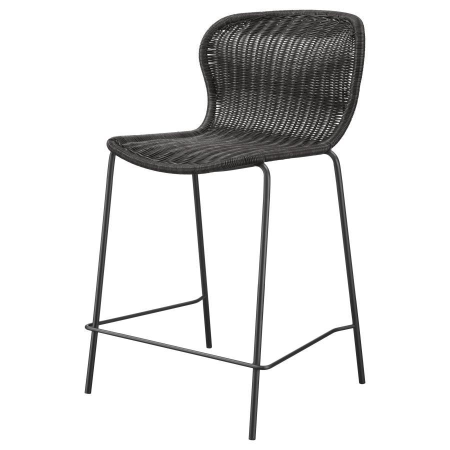 Mckinley - Faux Rattan Metal Chair (Set of 2) by CoasterEssence | Bel Furniture