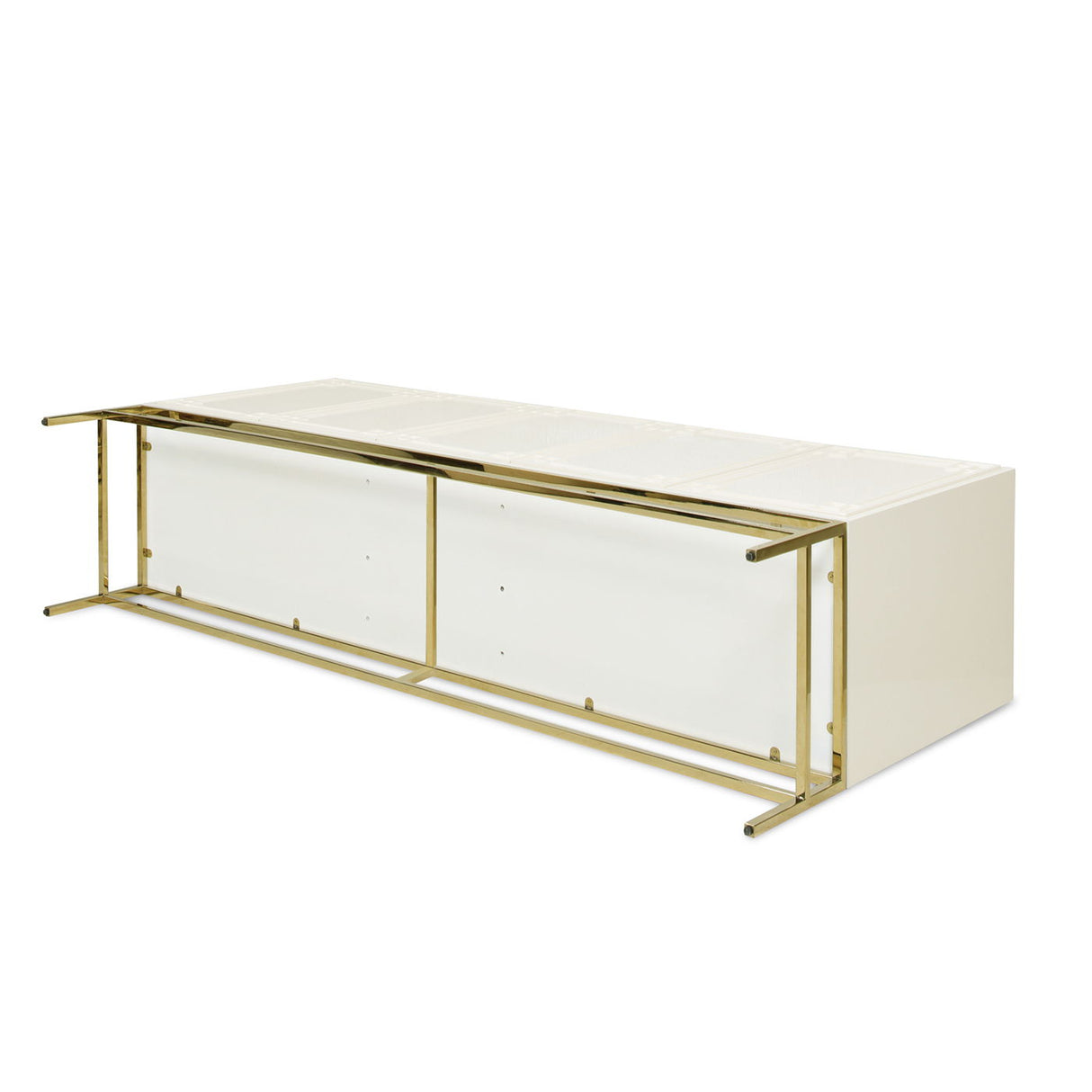 Gemini - Sideboard Storage Buffet - White Birch by Jennifer Taylor Home | Bel Furniture