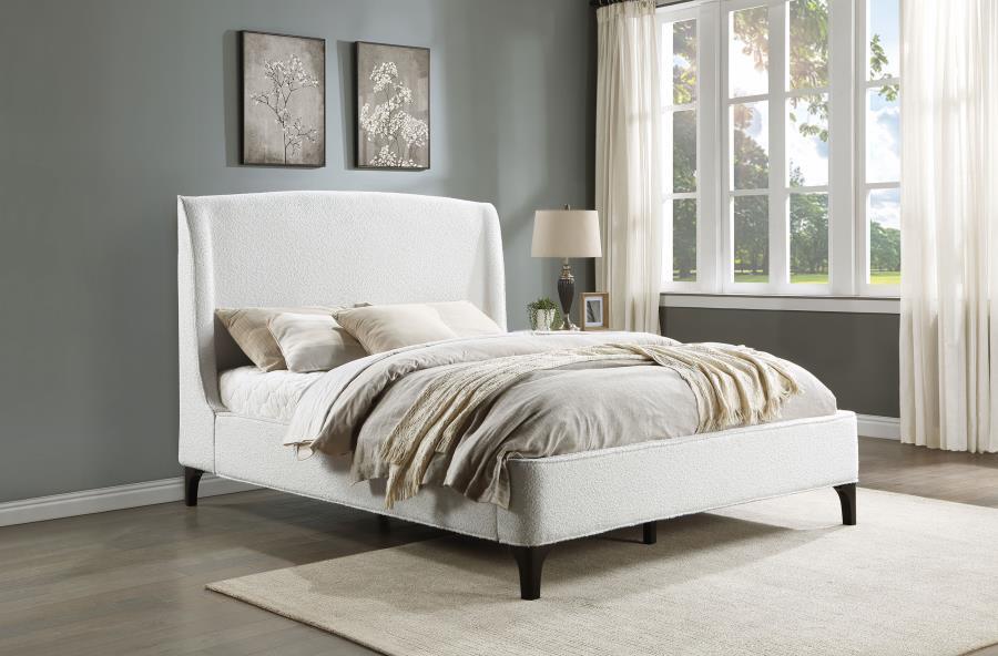 Mosby - Upholstered Wingback Bed by Coaster Fine Furniture | Bel Furniture