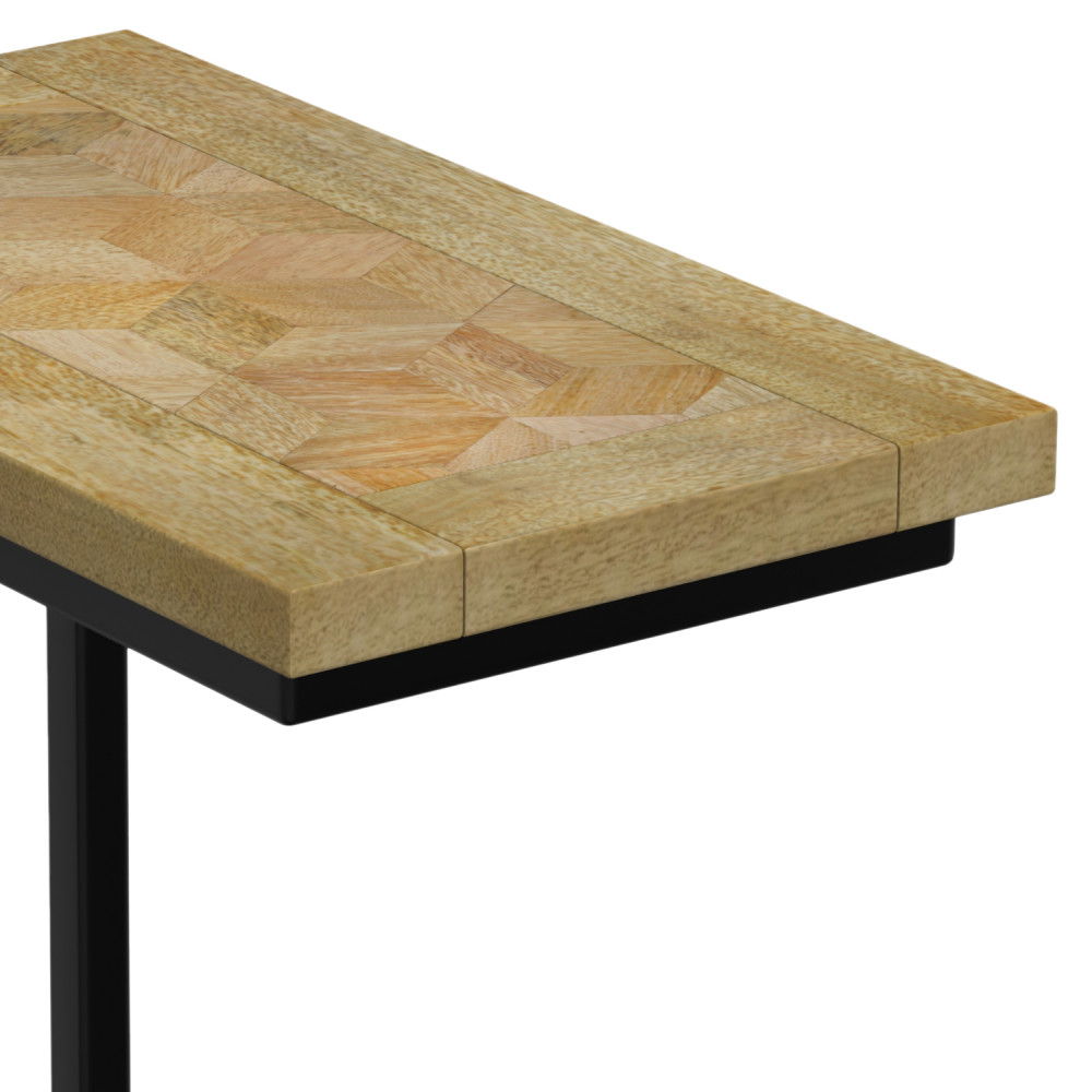 Skyler - Handcrafted C Side Table by Simpli-Home | Bel Furniture