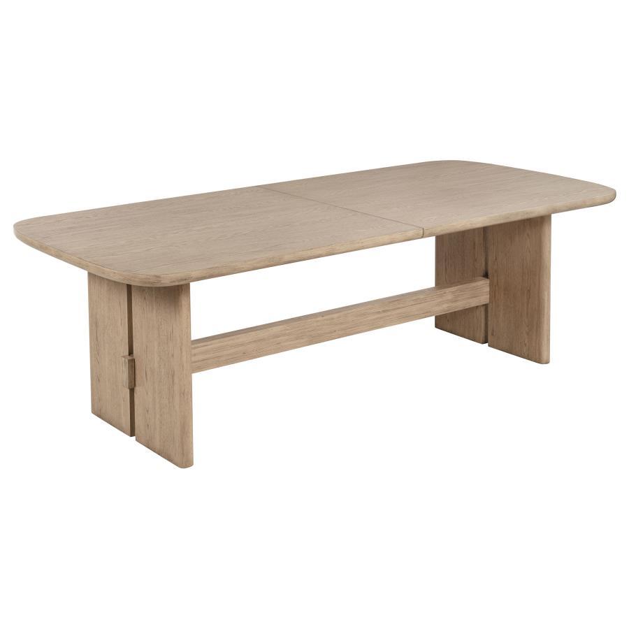Kailani - Rectangular Wood Dining Table - Beige Oak by Coaster Fine Furniture | Bel Furniture