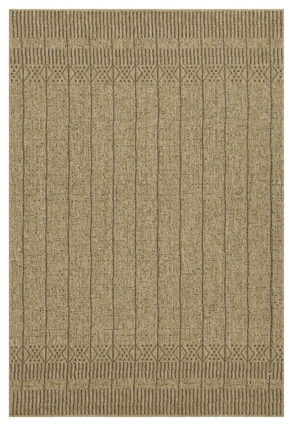 Earth - Indoor / Outdoor, Area Rug - Jute / Black by Icona Home Decor | Bel Furniture
