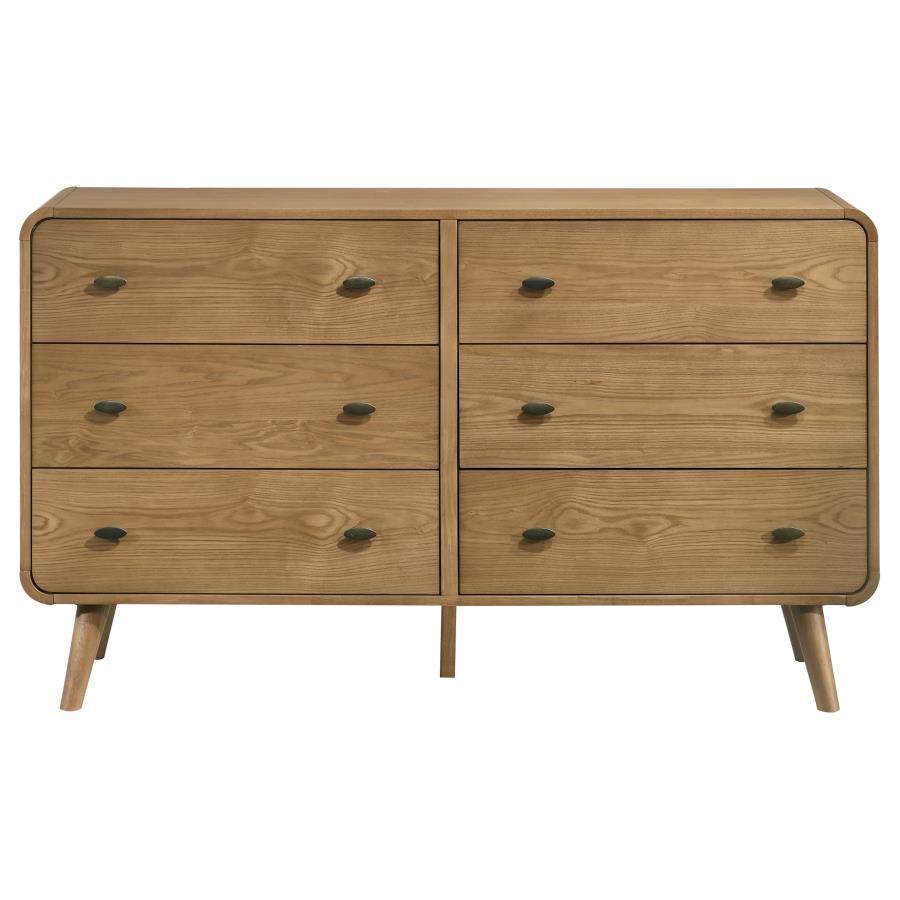 Robyn - 6-Drawer Bedroom Dresser by CoasterEssence | Bel Furniture