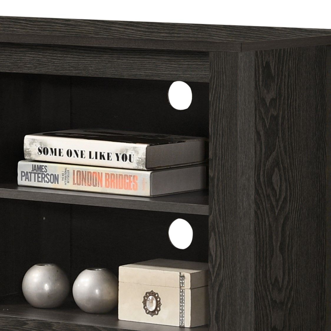 Benito - TV Stand With Open Shelves And Cable Management by Lilola Home | Bel Furniture