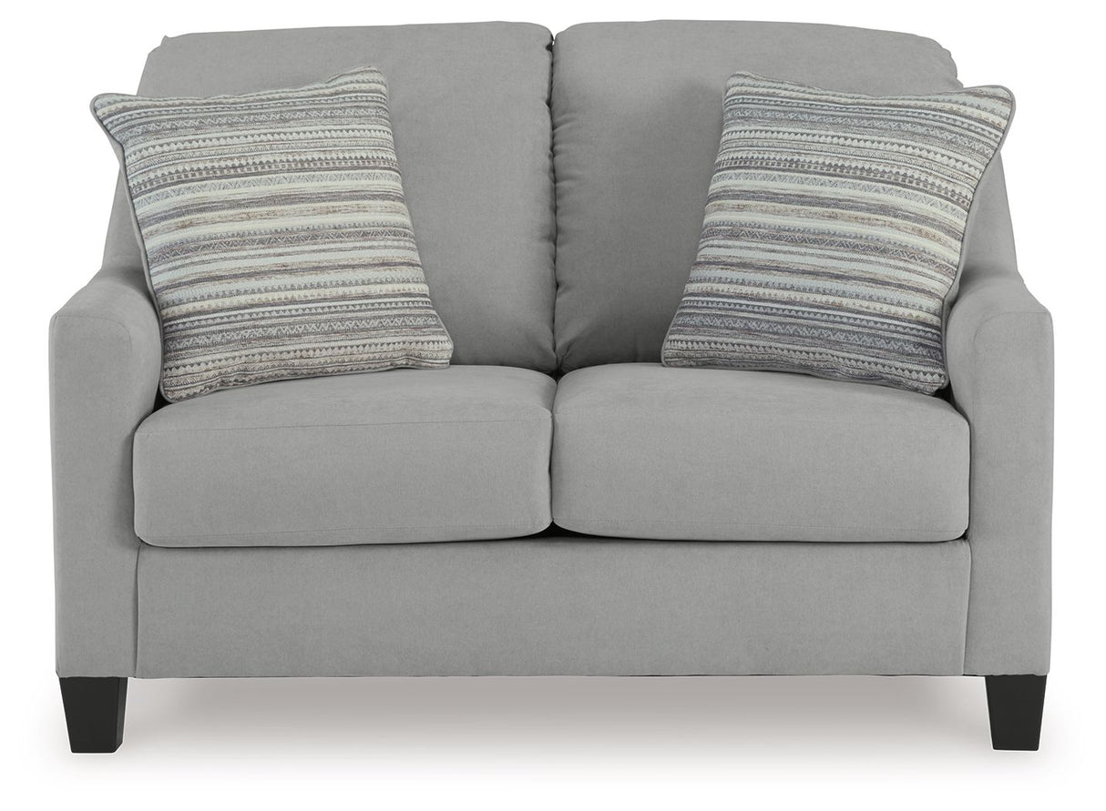 Adlai - Shadow - Loveseat by Signature Design by Ashley® | Bel Furniture
