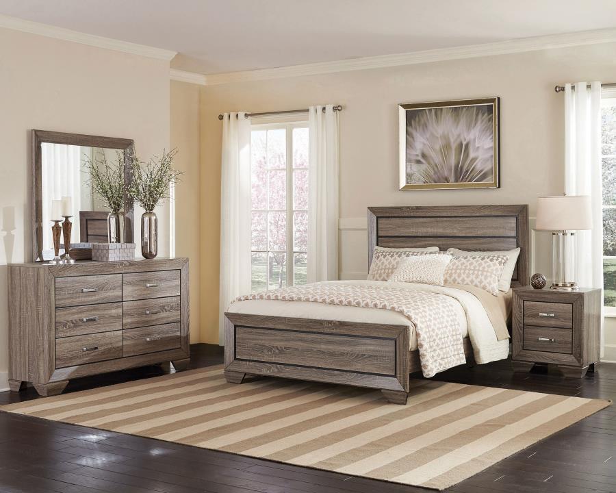 Kauffman - Wood Panel Bed by CoasterEveryday | Bel Furniture
