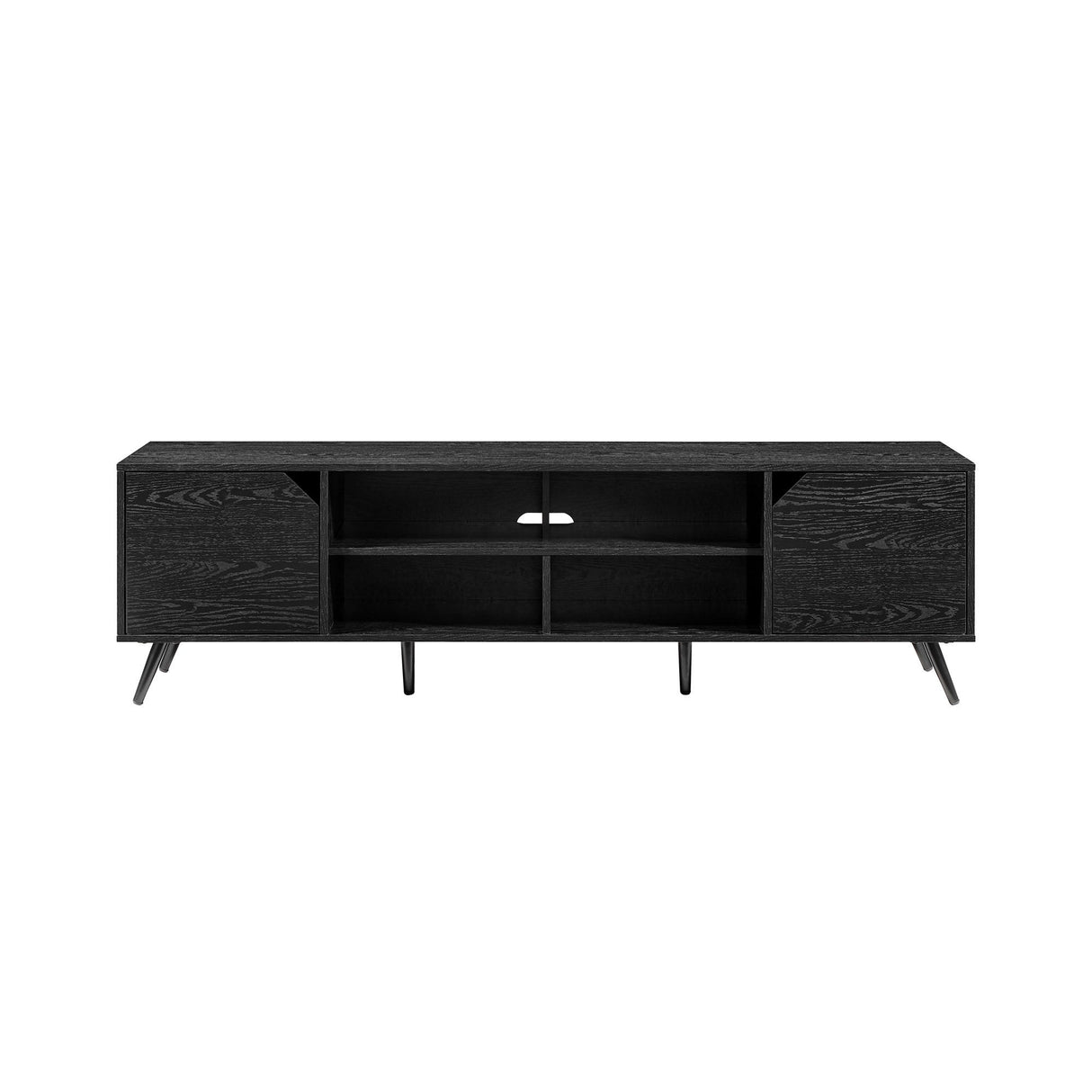 Contemporary 2 Door Minimalist TV Stand by Walker Edison | Bel Furniture