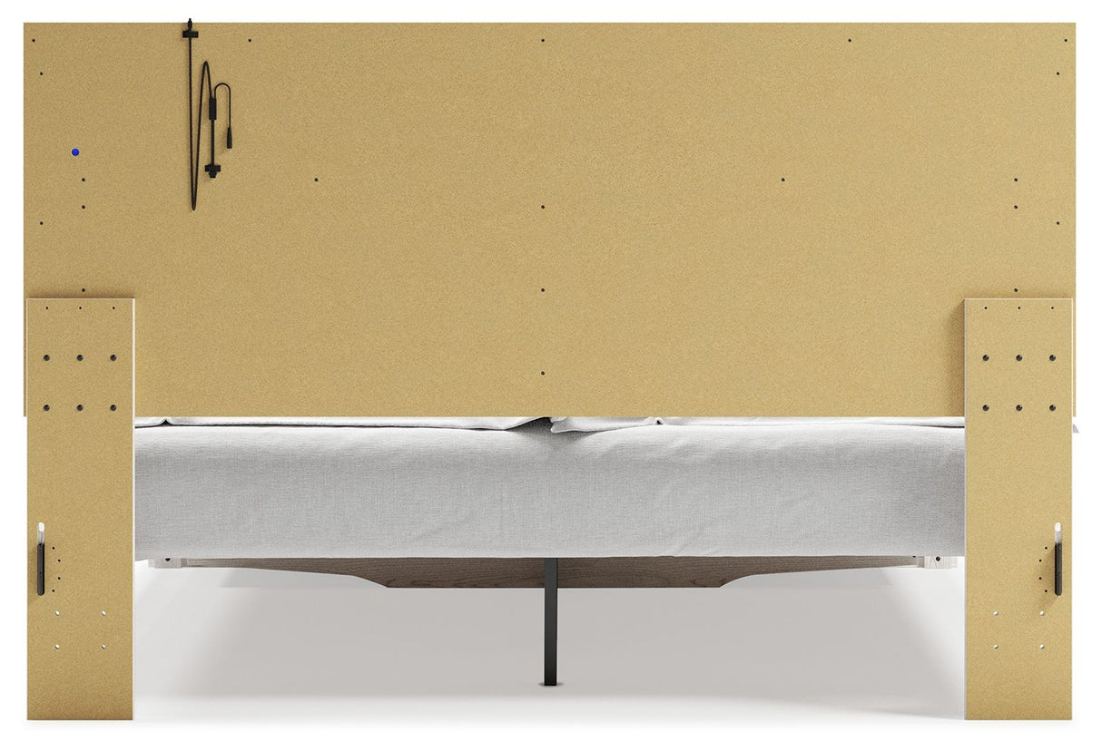 Altyra - White - King Upholstered Storage Bed by Signature Design by Ashley® | Bel Furniture