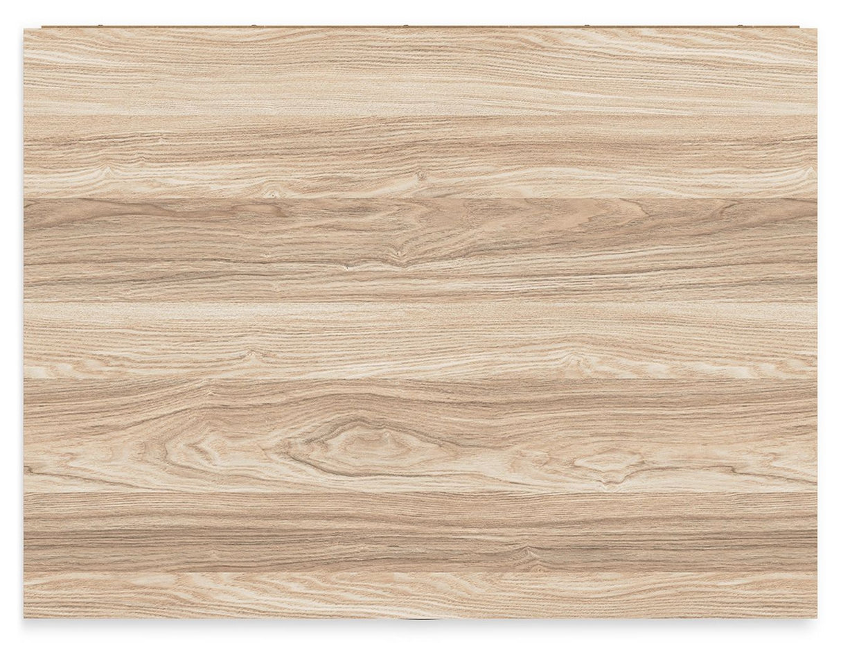 Battelle - Tan - Two Drawer Night Stand by Signature Design by Ashley® | Bel Furniture