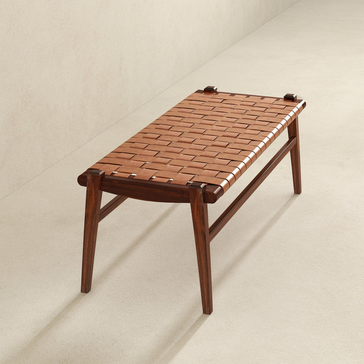 Cody - Bench - Brown / Tan by Ashcroft Furniture | Bel Furniture