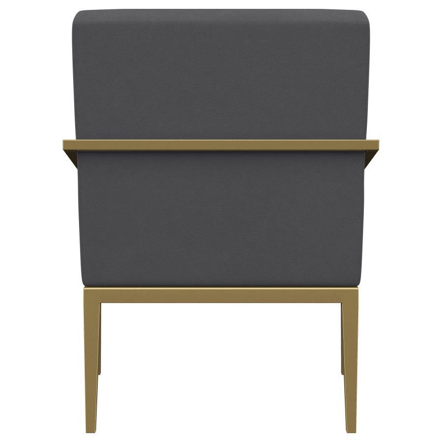 Kirra - Upholstered Metal Arm Accent Chair by Coaster Fine Furniture | Bel Furniture