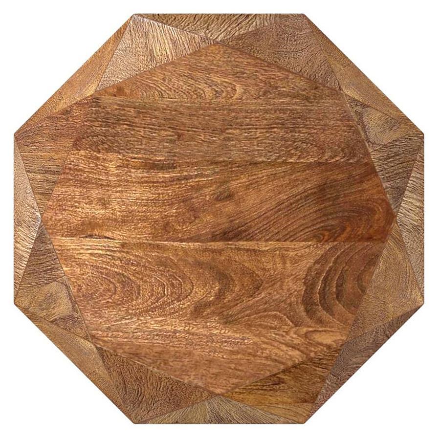 Jacinto - Octagonal Solid Mango Wood Side Table by Coaster Fine Furniture | Bel Furniture
