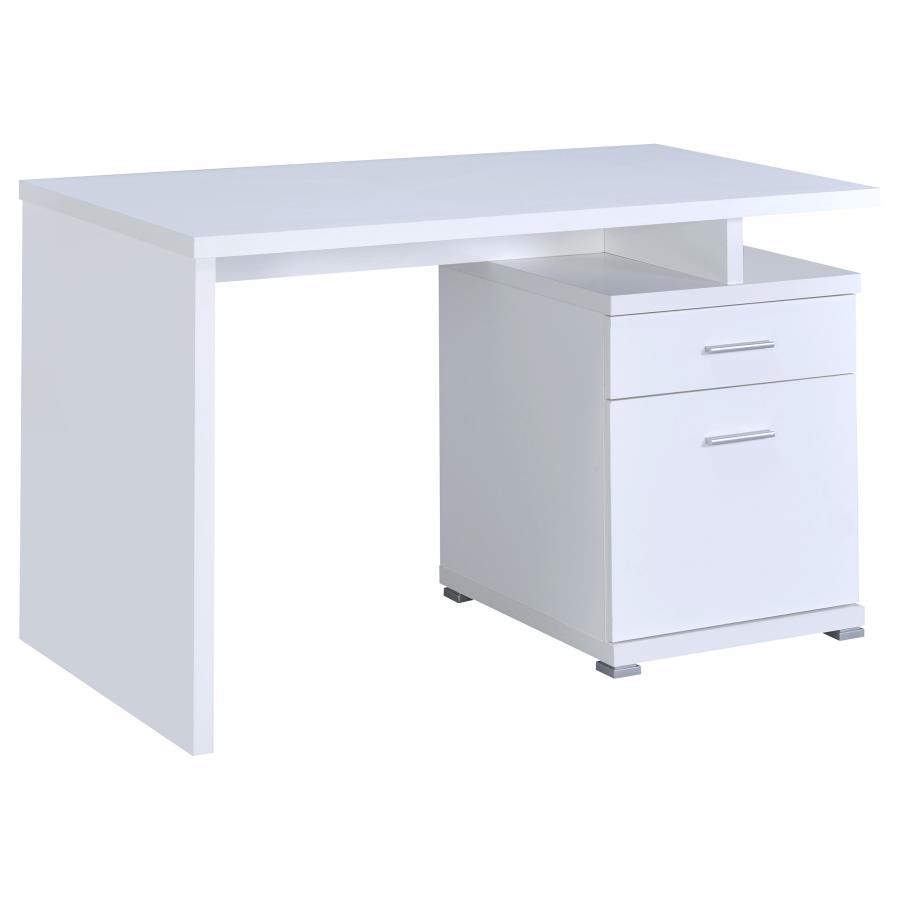 Irving - 2-Drawer Office Computer Desk by CoasterEveryday | Bel Furniture