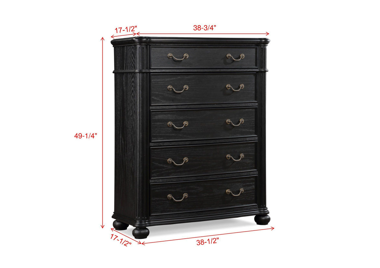 Kingsbury - Chest - Black by Crown Mark | Bel Furniture