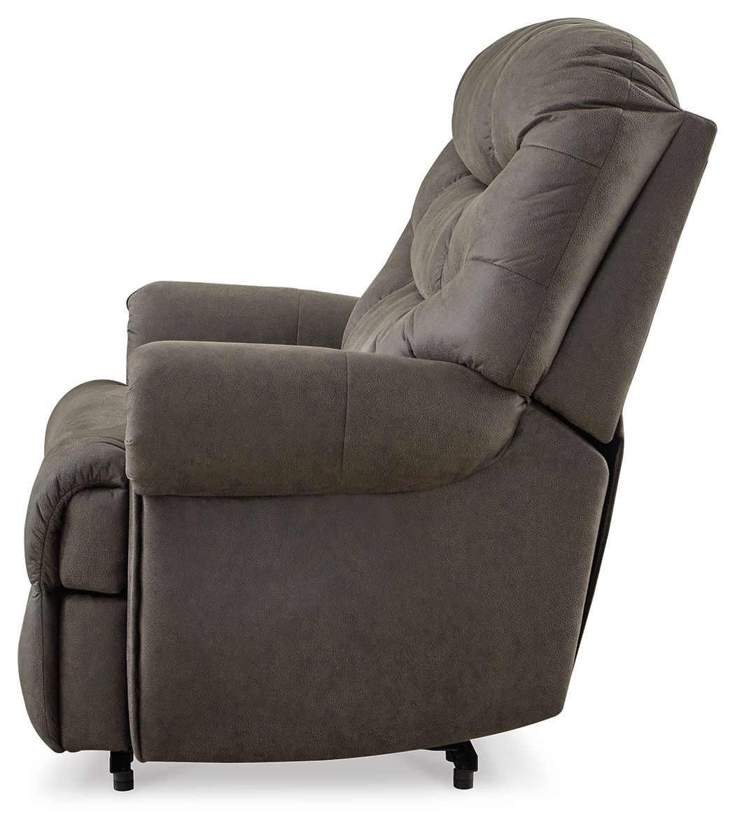 Camera Time - Gunmetal - Zero Wall Recliner by Signature Design by Ashley® | Bel Furniture