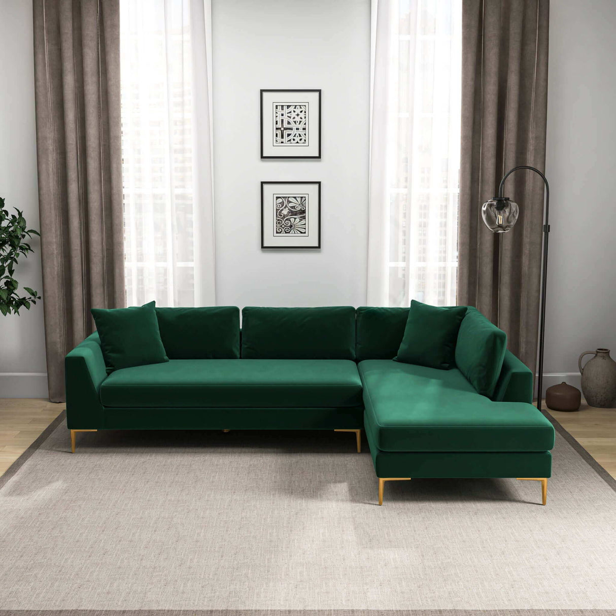 Mano - L-Shaped Sectional Sofa