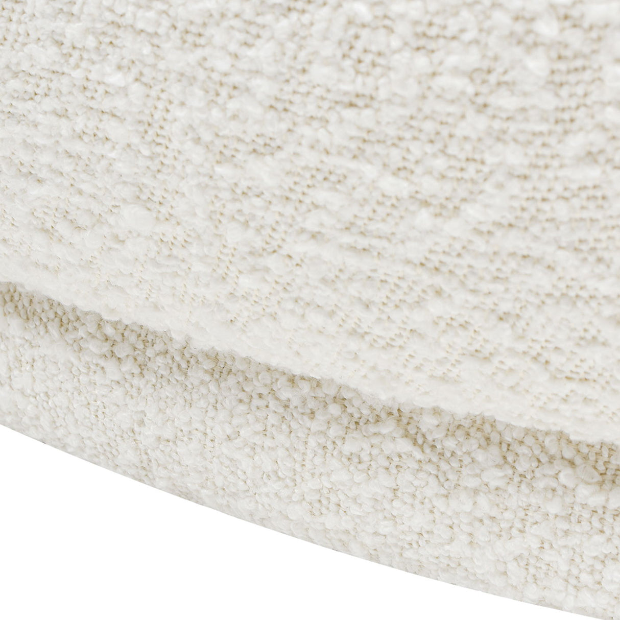 Aire - RAF Modern Rounded Chaise Lounge - Ivory White by Jennifer Taylor Home | Bel Furniture