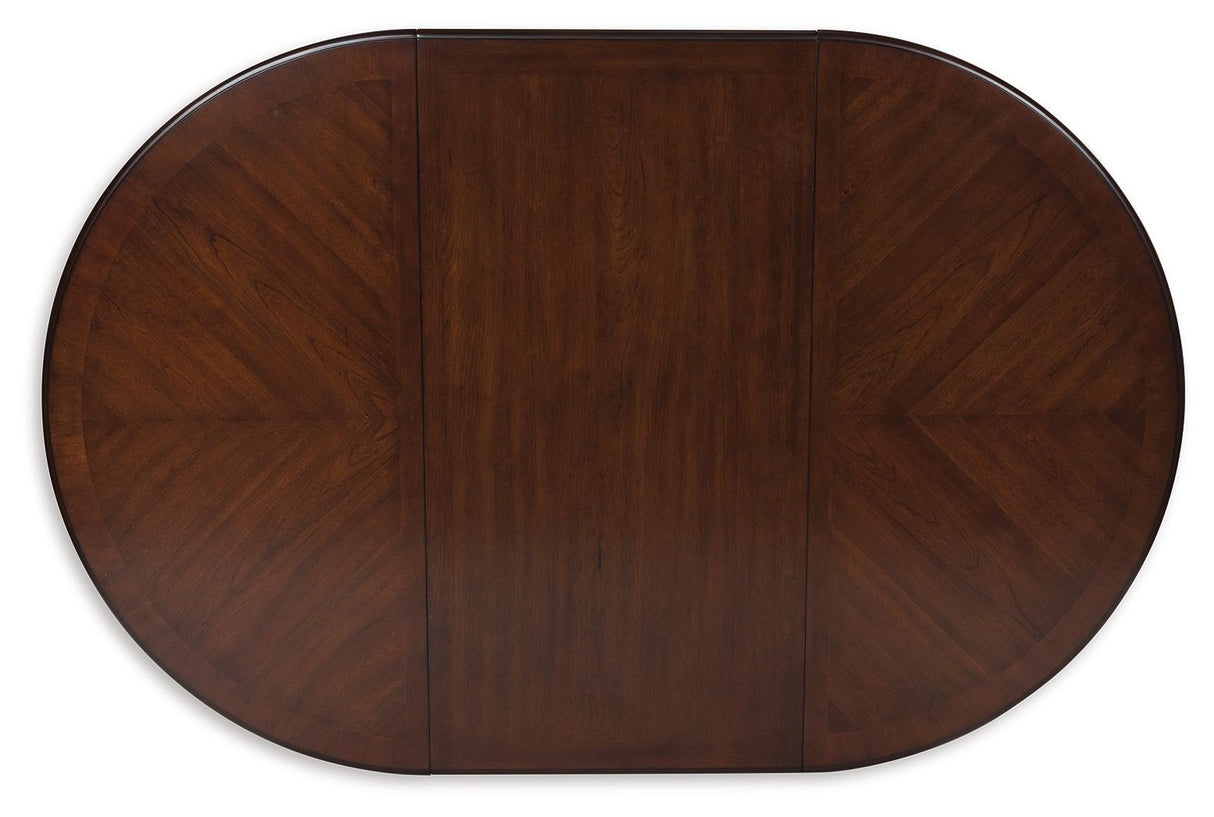 Lavinton - Brown - Oval Dining Room Extension Table by Signature Design by Ashley® | Bel Furniture