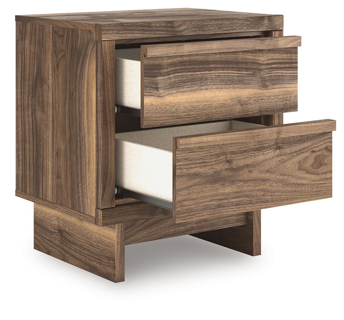 Chirason - Brown - Two Drawer Night Stand by Signature Design by Ashley® | Bel Furniture