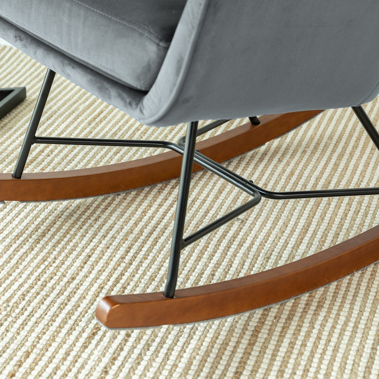 Hannah - Rocking Chair - Gray