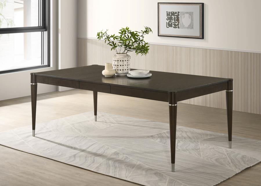 Reseda - Extension Leaf Dining Table - Ash Brown by Coaster Fine Furniture | Bel Furniture