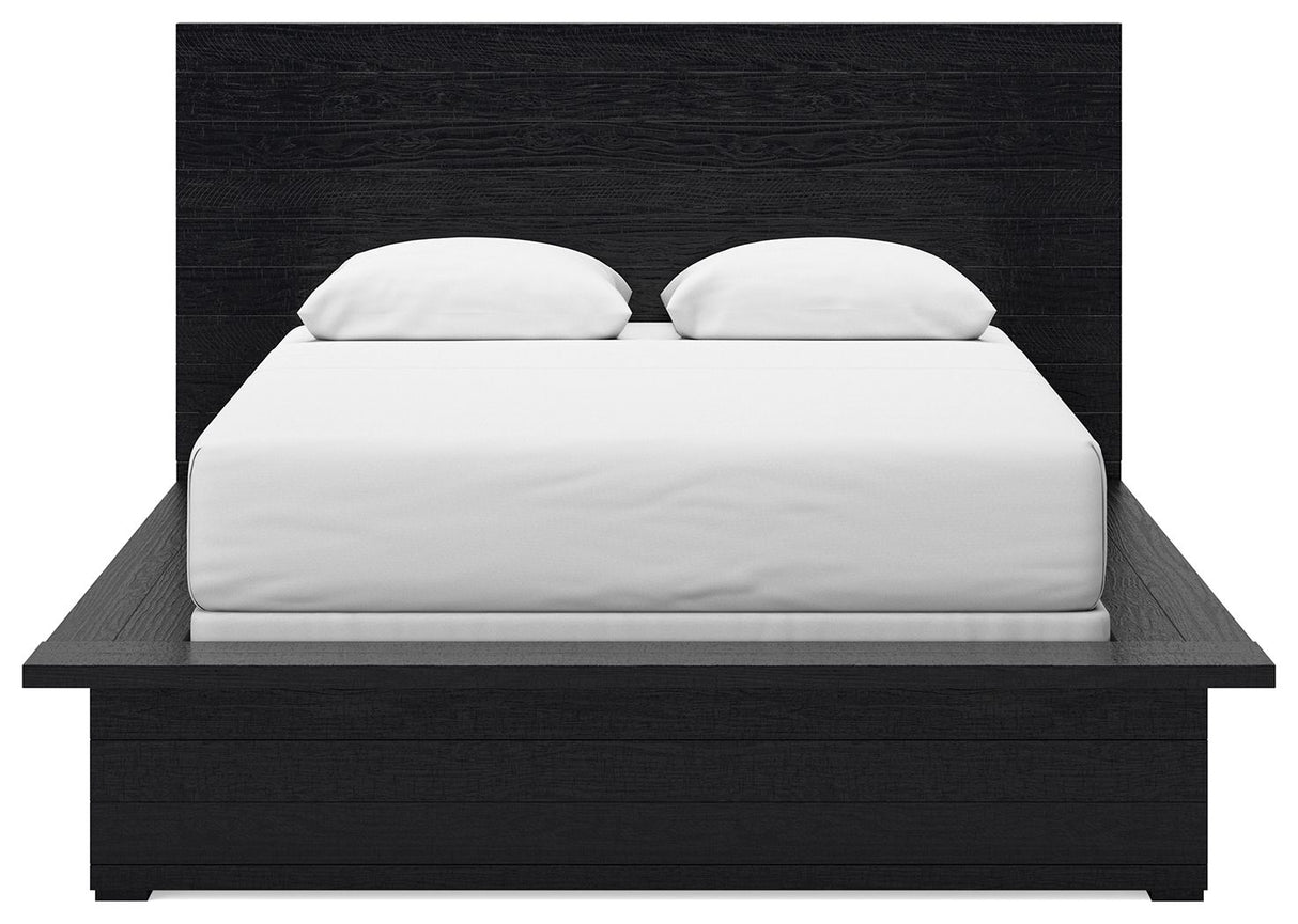 Londer - Black - Queen Panel Bed by Millennium® by Ashley | Bel Furniture
