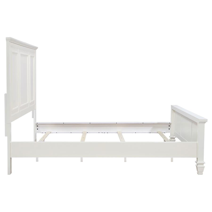 Sandy Beach - 63" Panel Bed with High Headboard