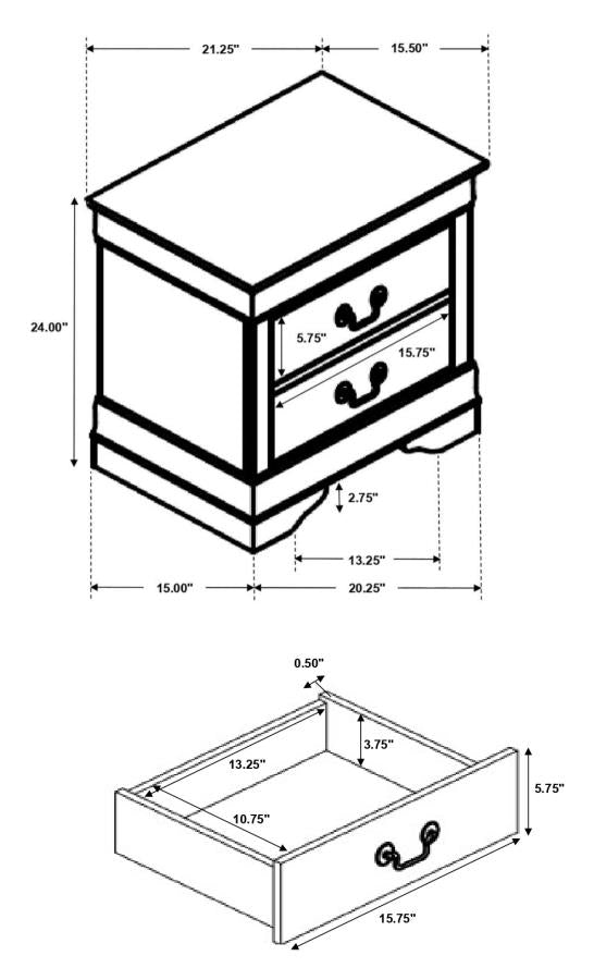 Louis Philippe - Traditional Bedroom Set