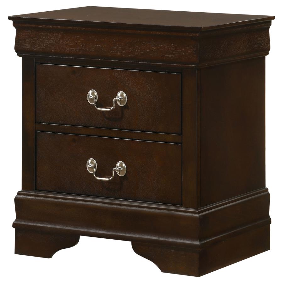 Louis Philippe - Two-drawer Nightstand