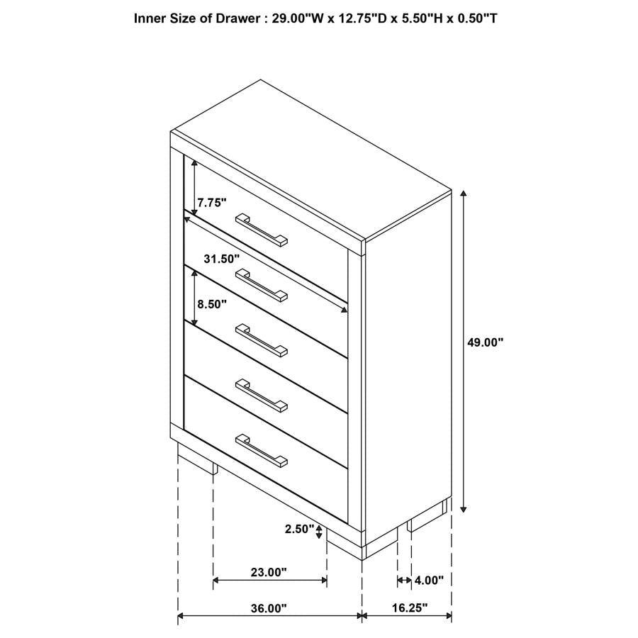 Jessica - LED Bedroom Set