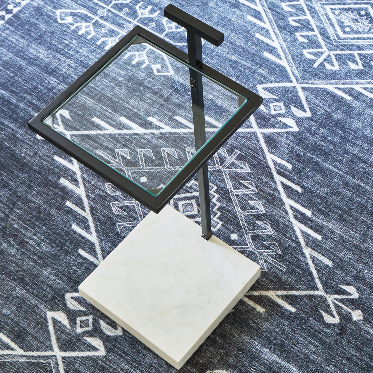 Mannill - Black / White - Accent Table by Signature Design by Ashley® | Bel Furniture