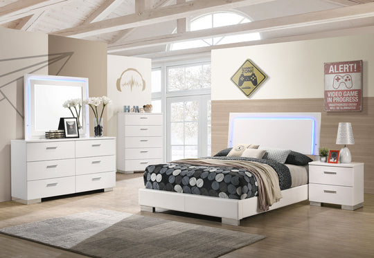 Felicity - Bedroom Set With Led Headboard And Mirror