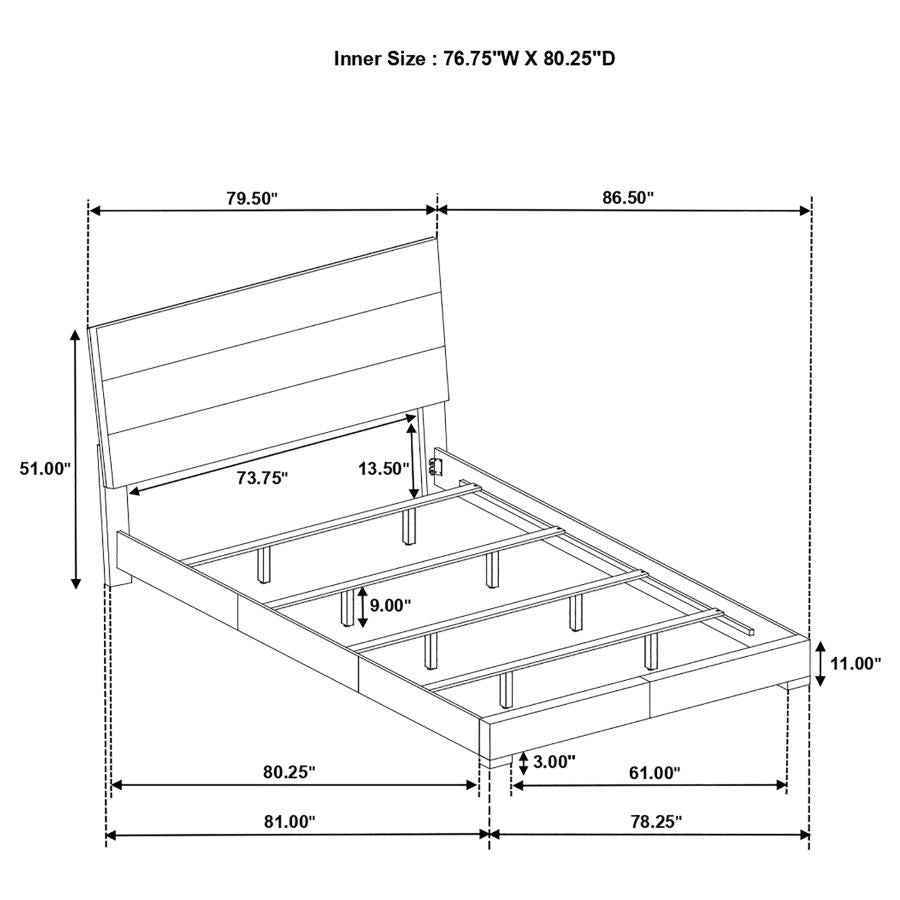 Felicity Bedroom Set White High Gloss