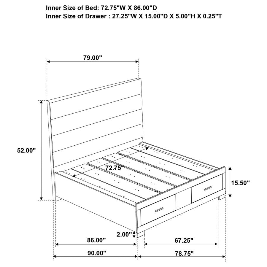 Felicity - Storage Bed