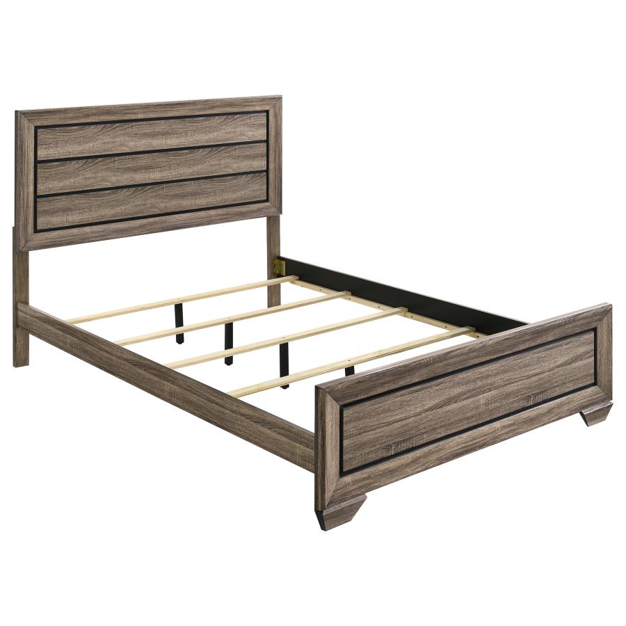 Kauffman - Wood Panel Bed