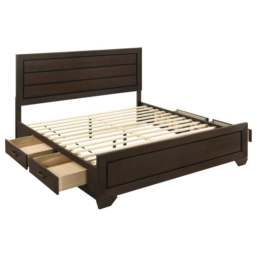Kauffman - Wood Storage Panel Bed