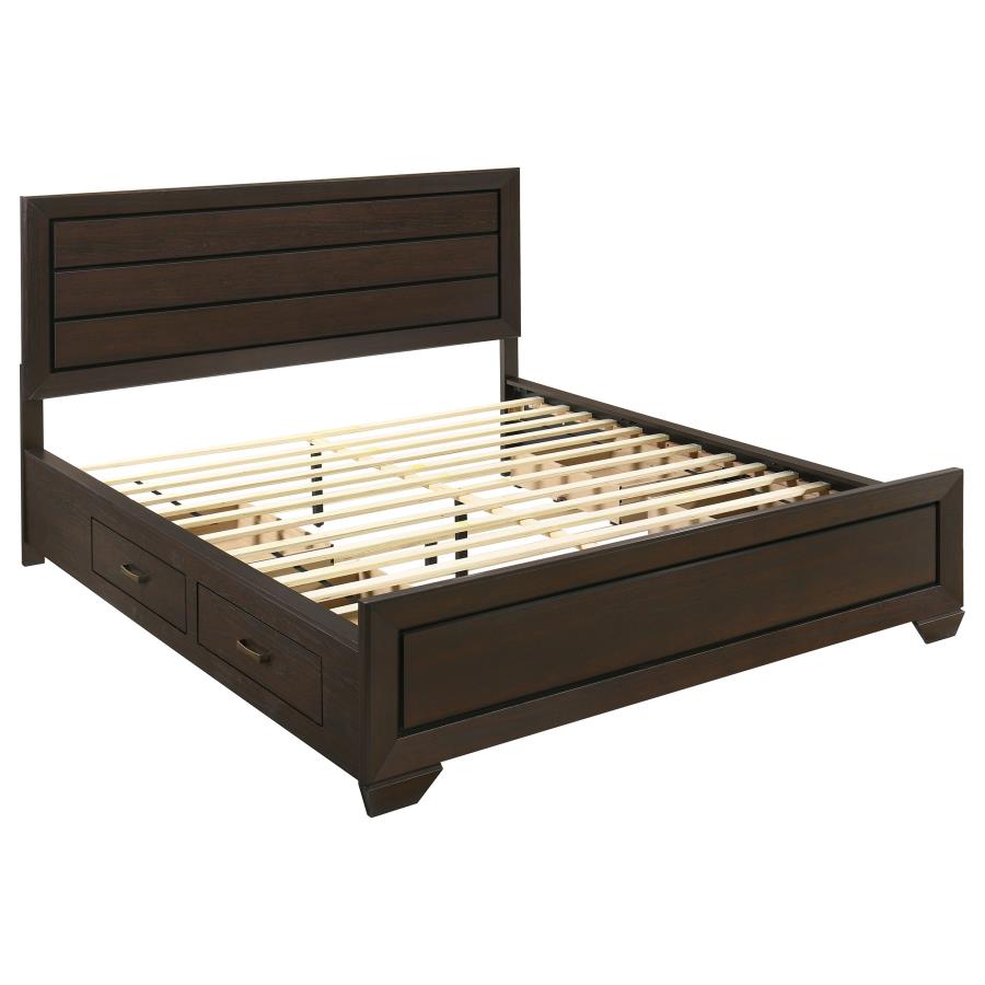 Kauffman - Wood Storage Panel Bed